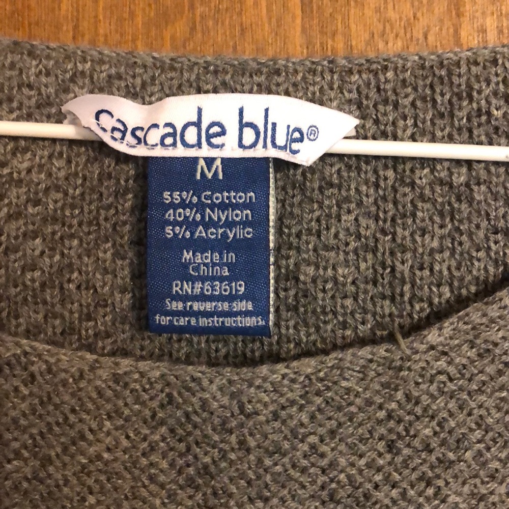 NWT Cascade Blue Sweater - Picture 2 of 3